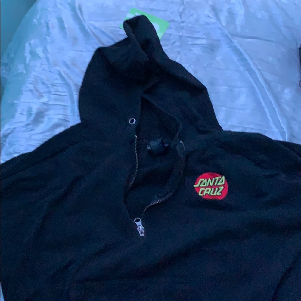 Santa cruz cropped hoodie